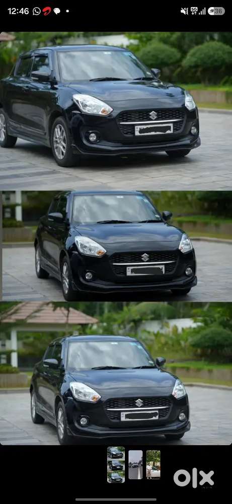 Maruti Suzuki Swift 2023 Zxi Black Color