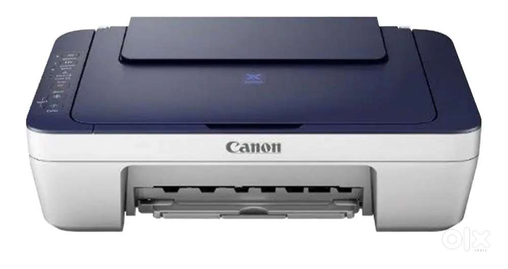 Canon PIXMA E477 WiFi Colour Printer  Like New  New Ink  Box & Bill