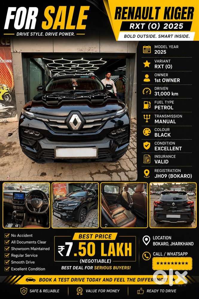 Renault Kiger Petrol Well Maintained