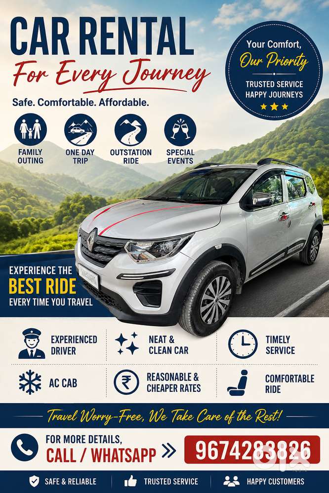 Car Rental All Over Kolkata