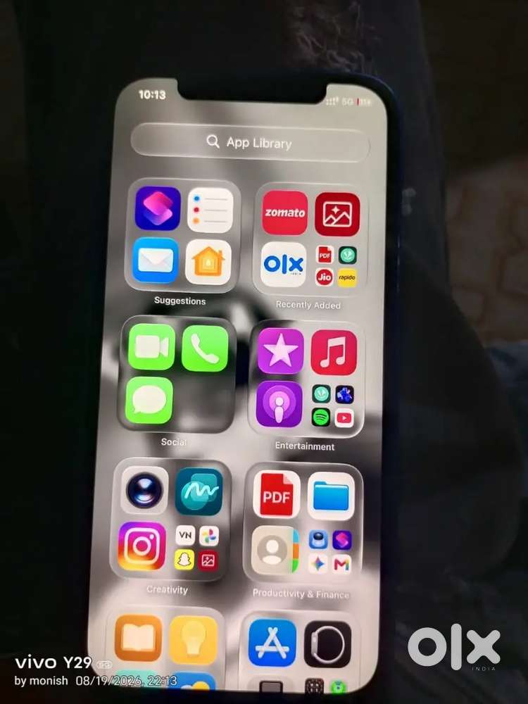 I phone 12hai all ok hai bass back glass damege hai or face id off