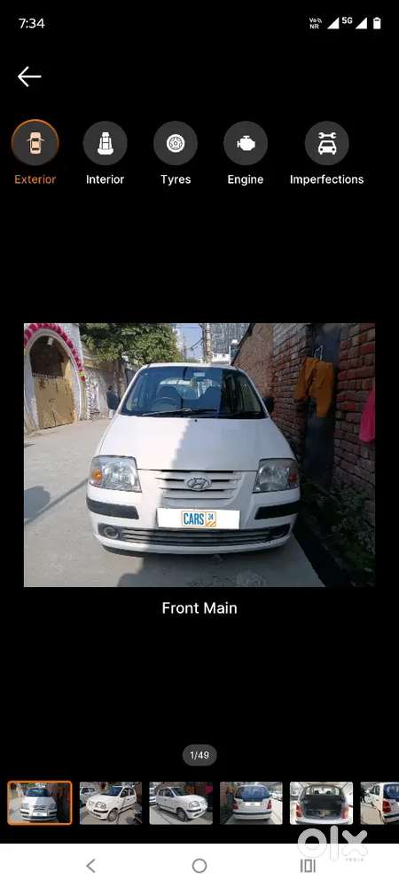 Hyundai Santro Xing 2014 Petrol 72000 Km Driven