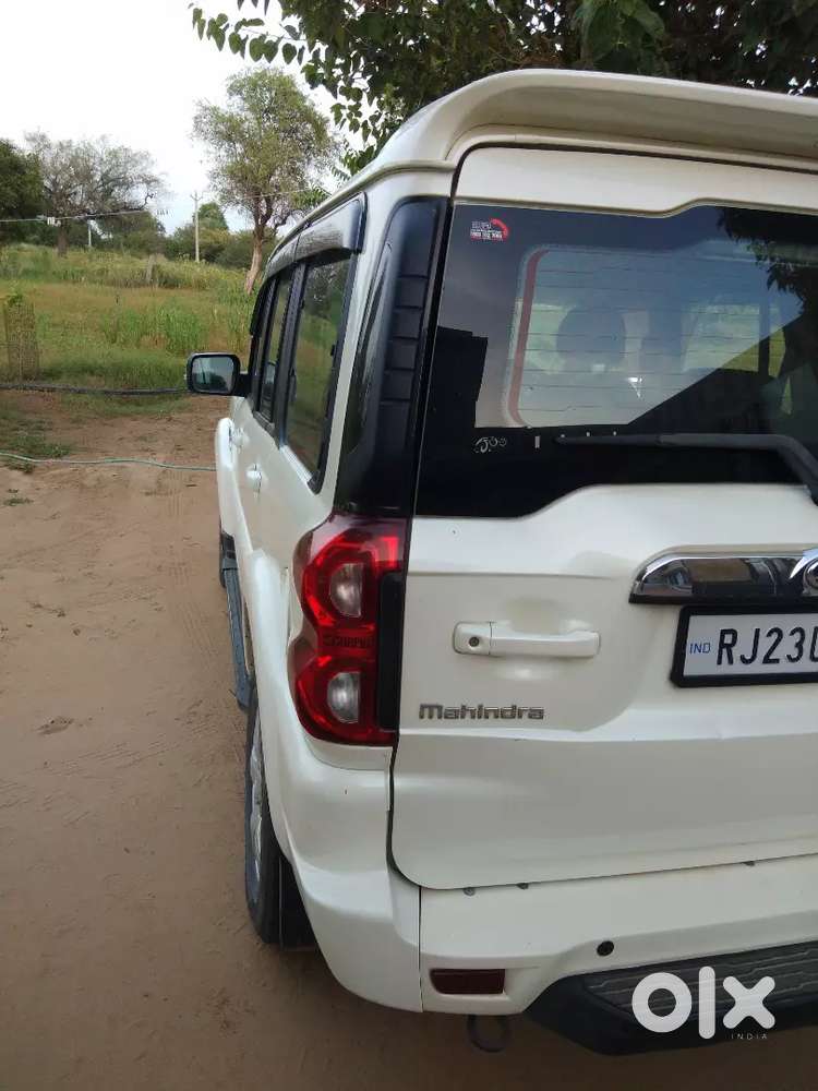 Mahindra Scorpio S 11 White Color Vip Sikar Number