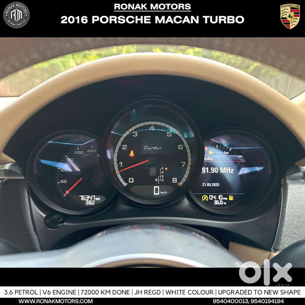 Porsche Macan Turbo, 2016, Petrol