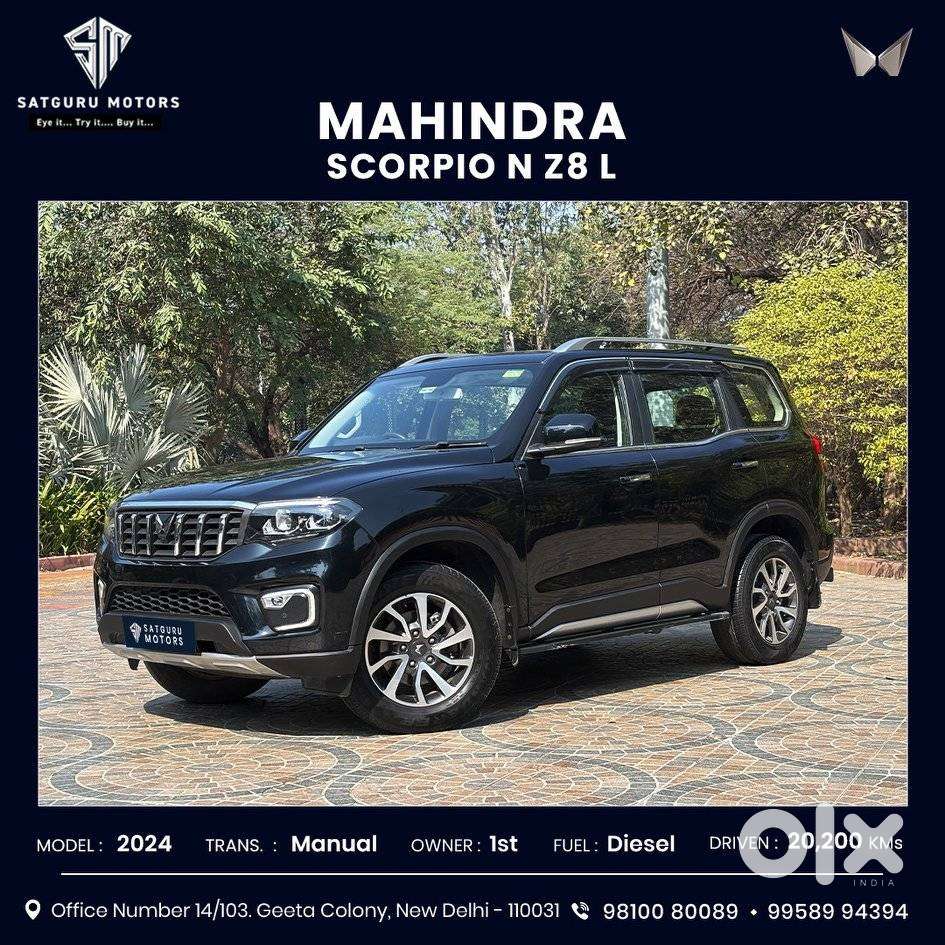 Mahindra Scorpio N Z8 L Diesel Mt 2wd 7 Str, 2024, Diesel