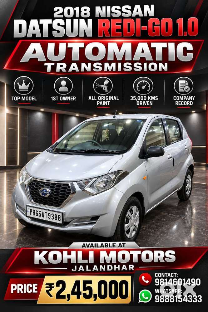 Datsun Redigo Amt 1.0 T Option, 2018, Petrol