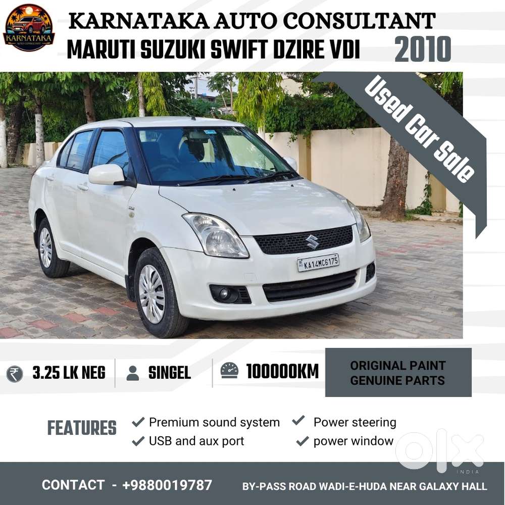 Maruti Suzuki Swift Dzire Vdi At, 2010, Diesel