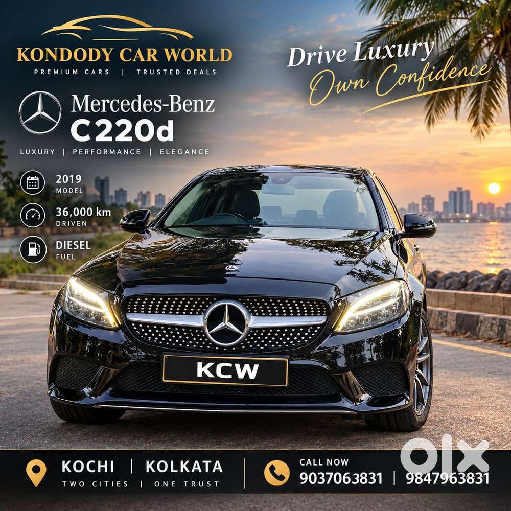 Mercedes-benz C-class 2.0 220d Progressive, 2019, Diesel