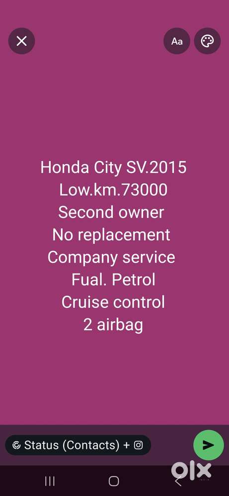 Honda City Sv Mt I-dtec, 2015, Petrol