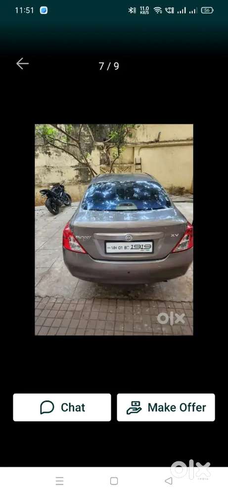 Nissan Sunny 2012 Cng & Hybrids 87000 Km Driven