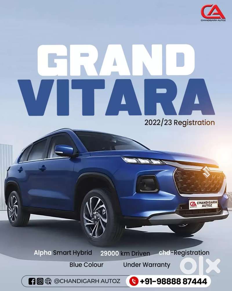 Maruti Suzuki Grand Vitara Alpha Smart Hybrid, 2022, Petrol