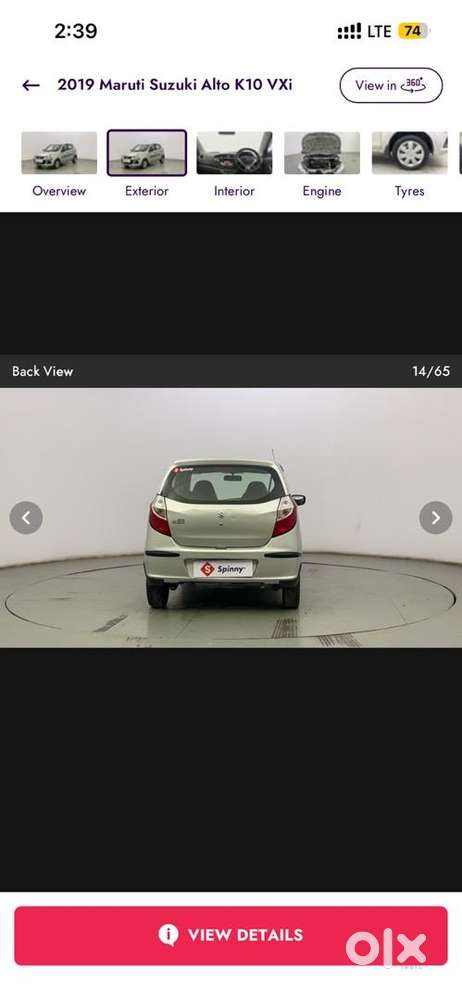 Maruti Suzuki Alto K10 2019 Petrol 50000 Km Driven