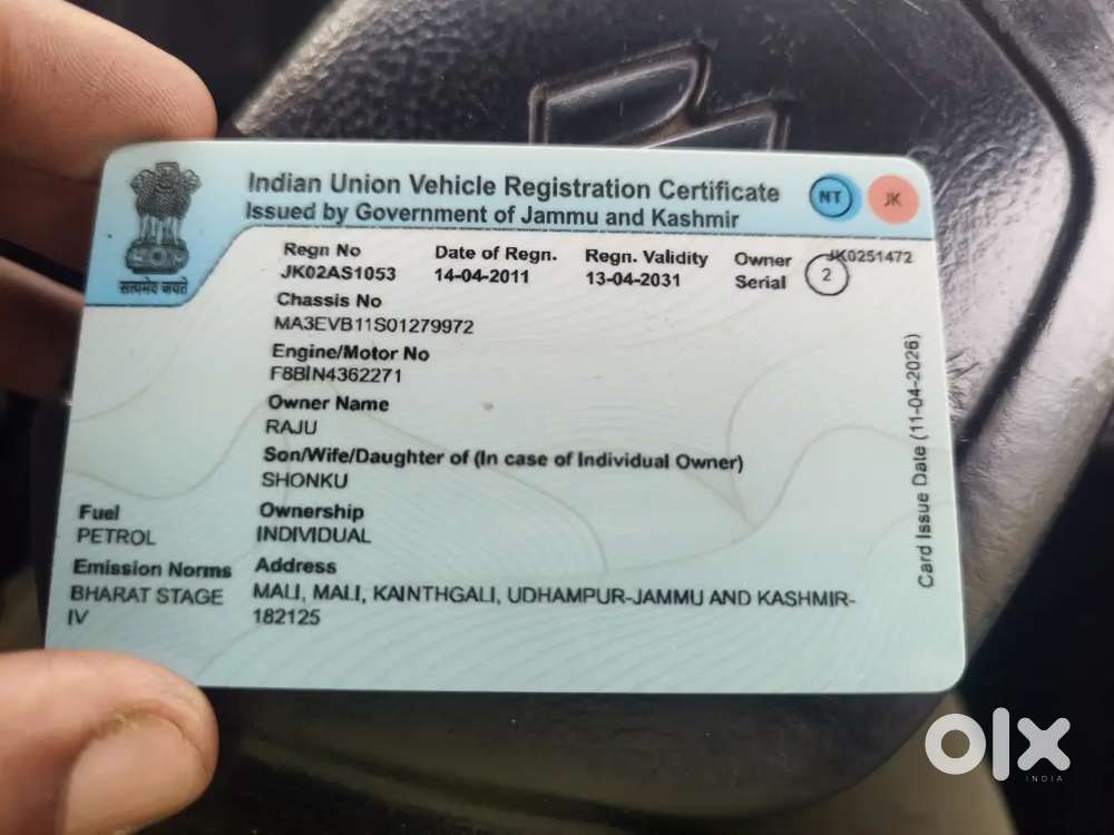 Maruti Suzuki Omni 2011 Petrol 190000 Km Driven