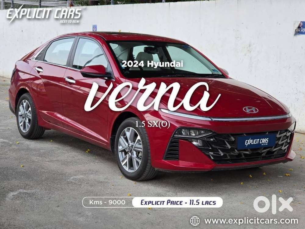Hyundai Verna Sx Option, 2024, Petrol