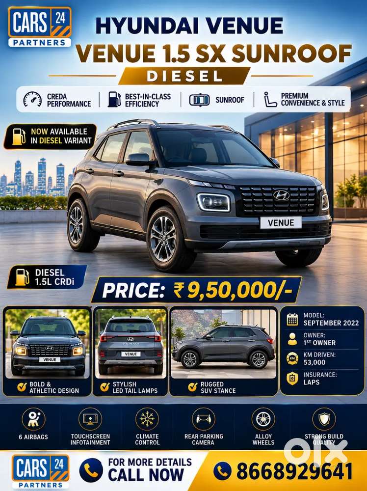 Hyundai New Venue Se 2022 Diesel
