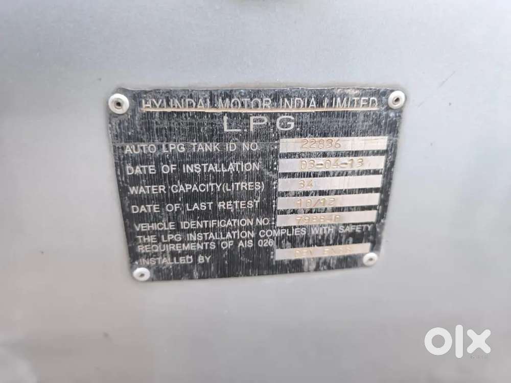 Hyundai Santro Lpg 2013