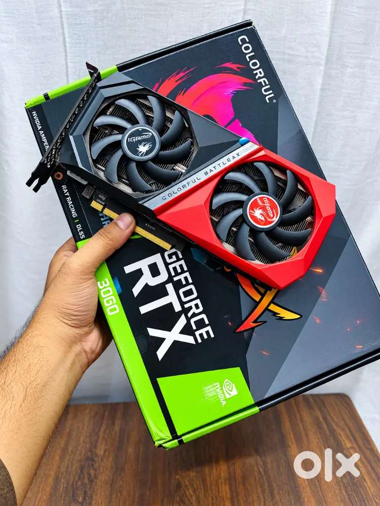 COLOURFUL RTX 3060 12GB GRAPHICS CARD WITH BOX FOR GAMING PC