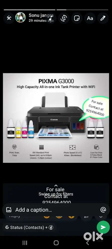 Canon printer G3000