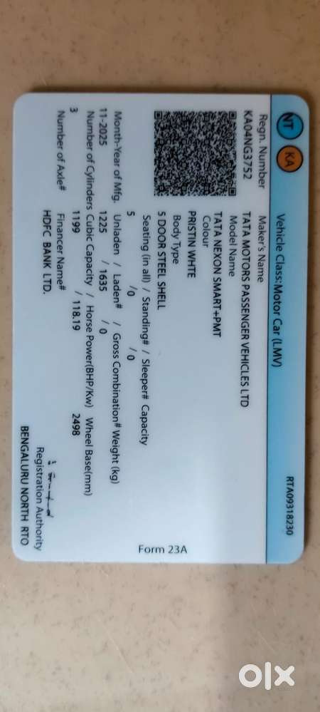Tata Nexon Smart Plus1.2 Revotron Petrol 5 Mt, 2025, Petrol