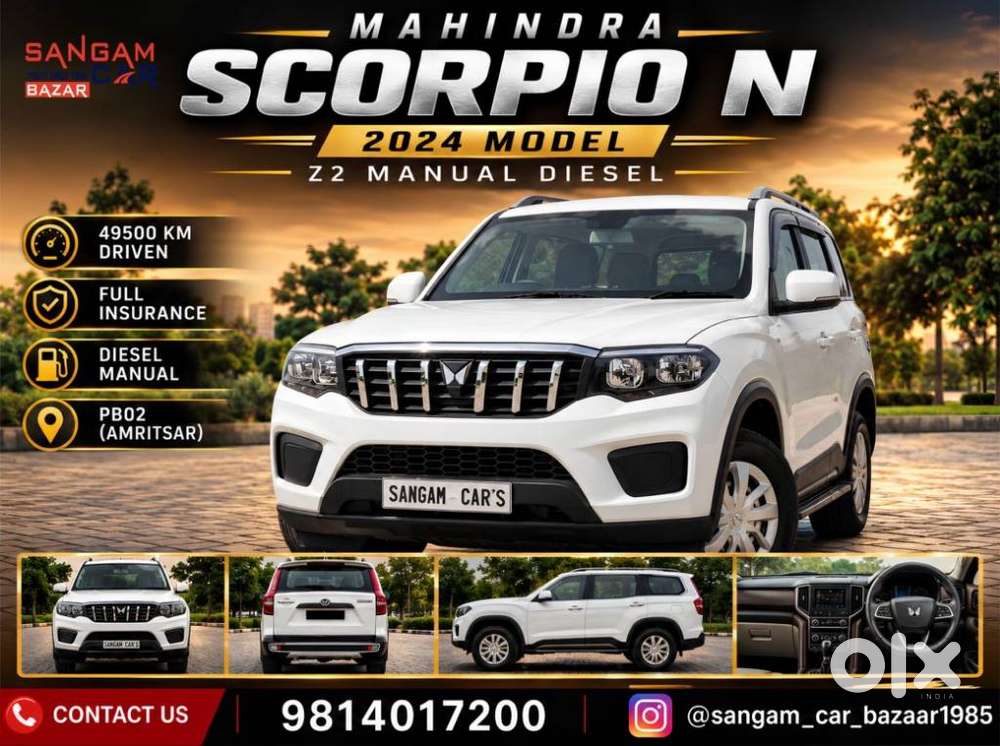 Mahindra Scorpio N Z2 Diesel Mt 7 Str, 2024, Diesel