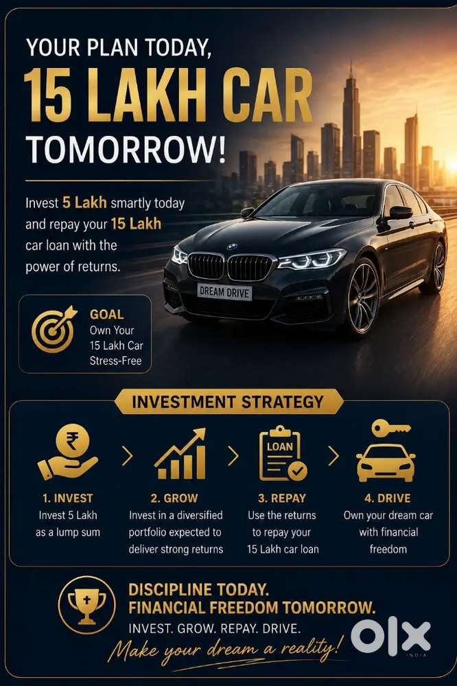 You Pay 5 Lakhs Car .  Your 15  Lakh. No Emi Payment