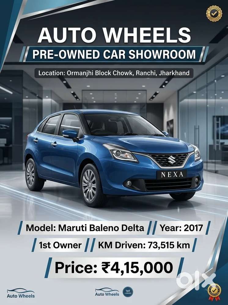 Maruti Suzuki Baleno 1.2 Delta, 2017, Petrol