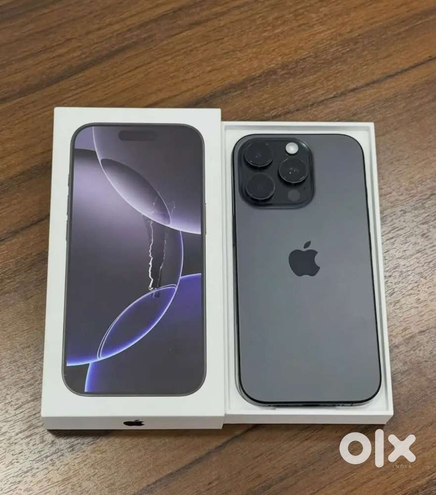 IPhone 16 pro black titanium colour 512gb box & bill also call me..