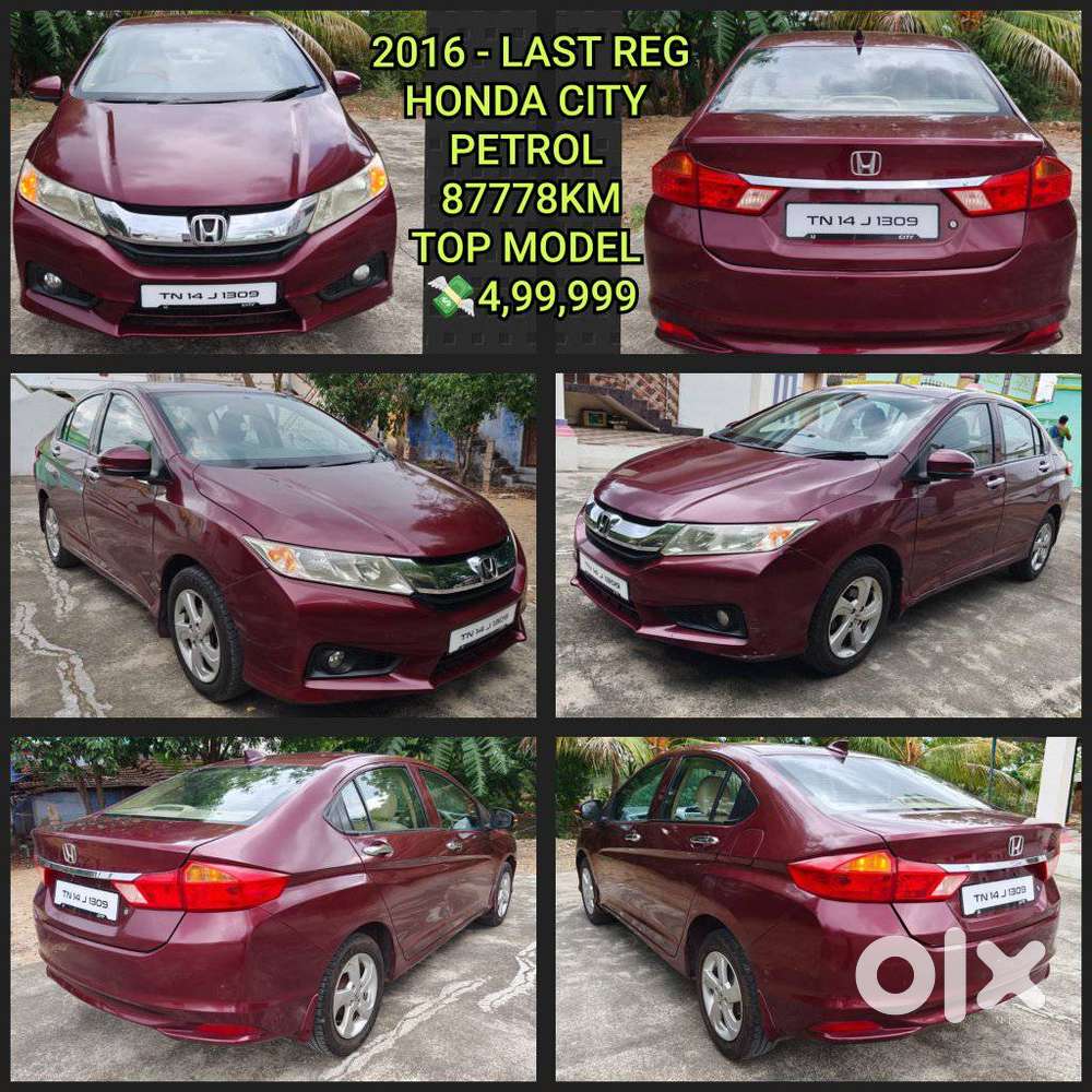 Honda City 1.5 V 5th Gen I-vtec Mt, 2016, Petrol