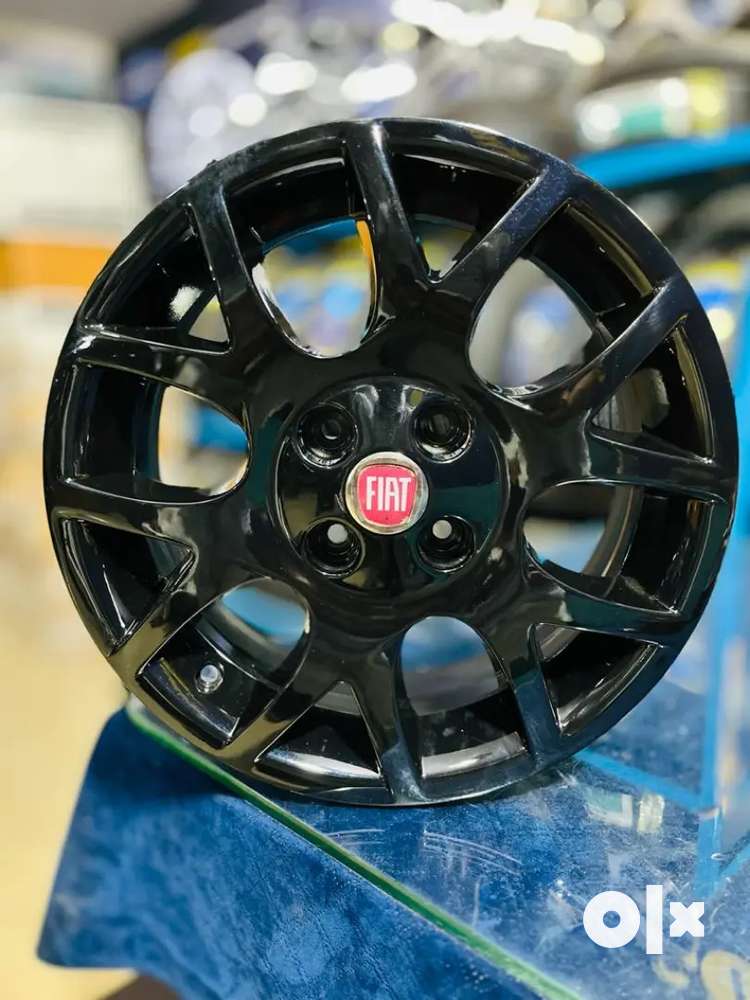 15#inch Fiat Punto Linea Metallic Black OEM Alloy wheels set of 4 ...