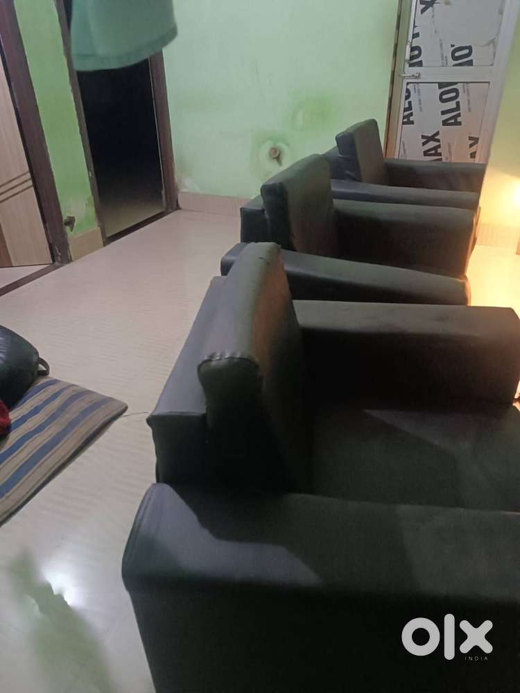 Sofa Black Colour luxurious spongey