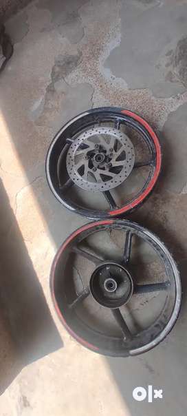 Splendor alloy best sale wheel olx