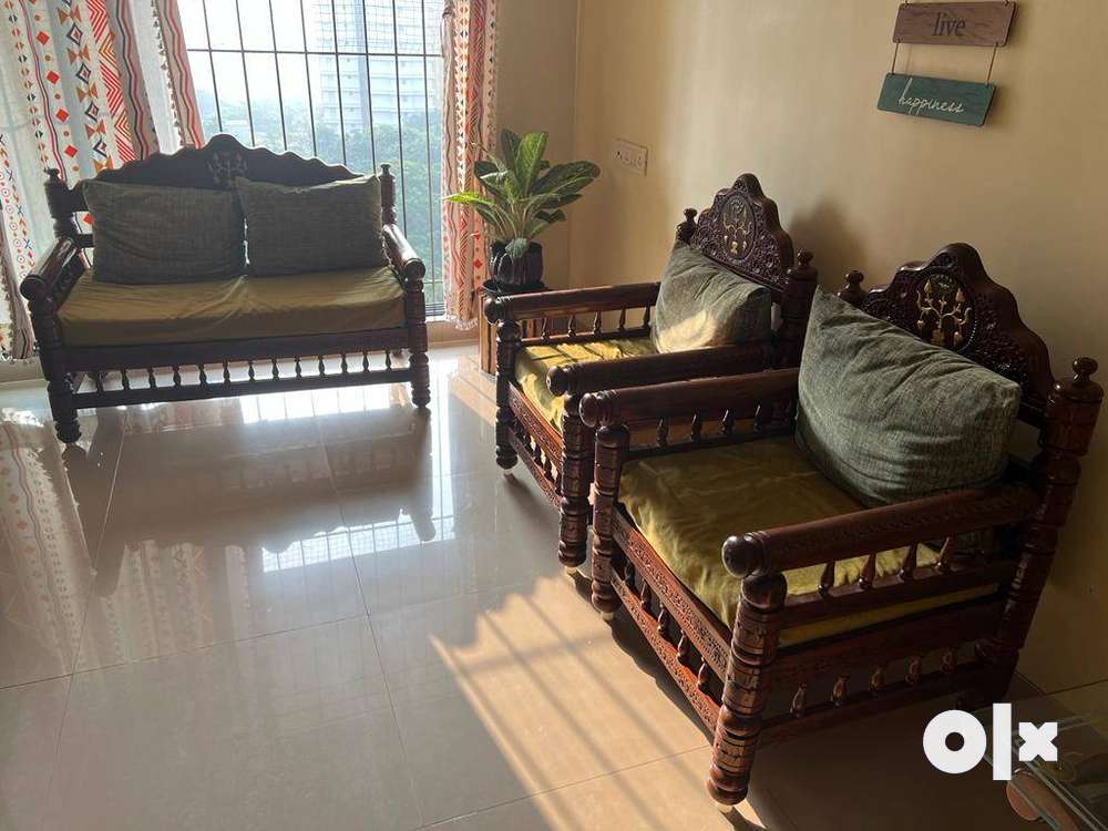 Olx deals wooden sofa