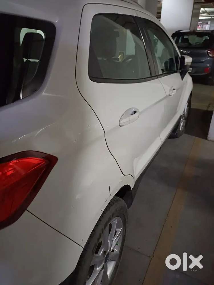 Ford Ecosport 2019 Diesel 128000 Km Driven,white Colour For Sale