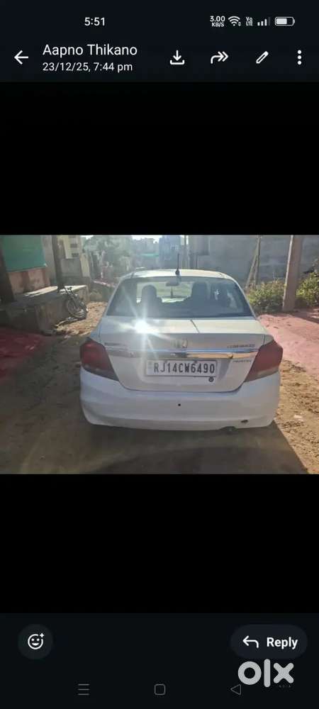 Honda Amaze 2014 Diesel 106000 Km Driven