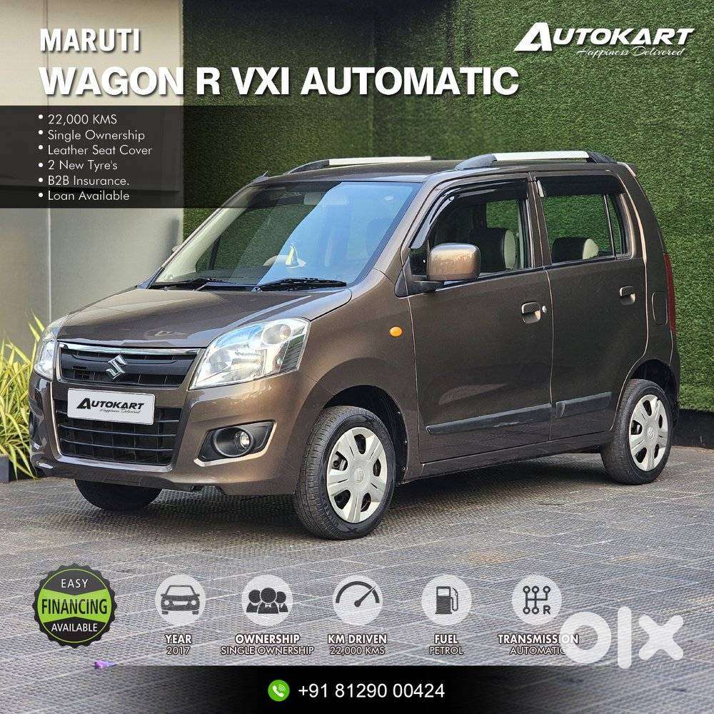 Maruti Suzuki Wagon R Vxi Amt1.2, 2017, Petrol