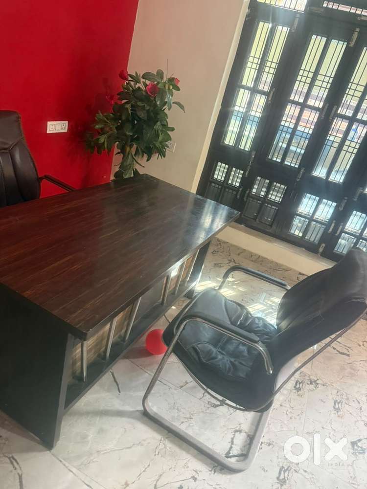 Table and two chair