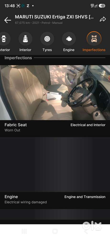 2021 Maruti Ertiga Petrol Year