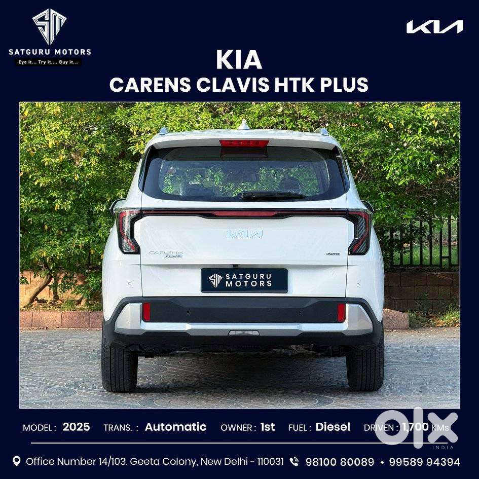 Kia Carens Clavis Htk Plus Dct, 2025, Diesel