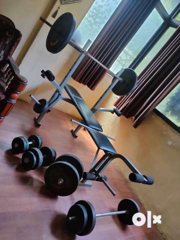 Home gym set dumbel barbel chair Gym Fitness 1786597866