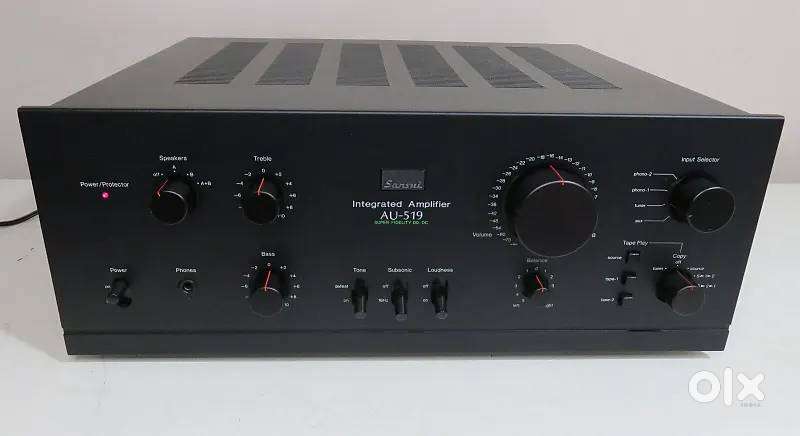 Sansui AU-519 Integrated Stereo Amplifier - TVs, Video - Audio in
