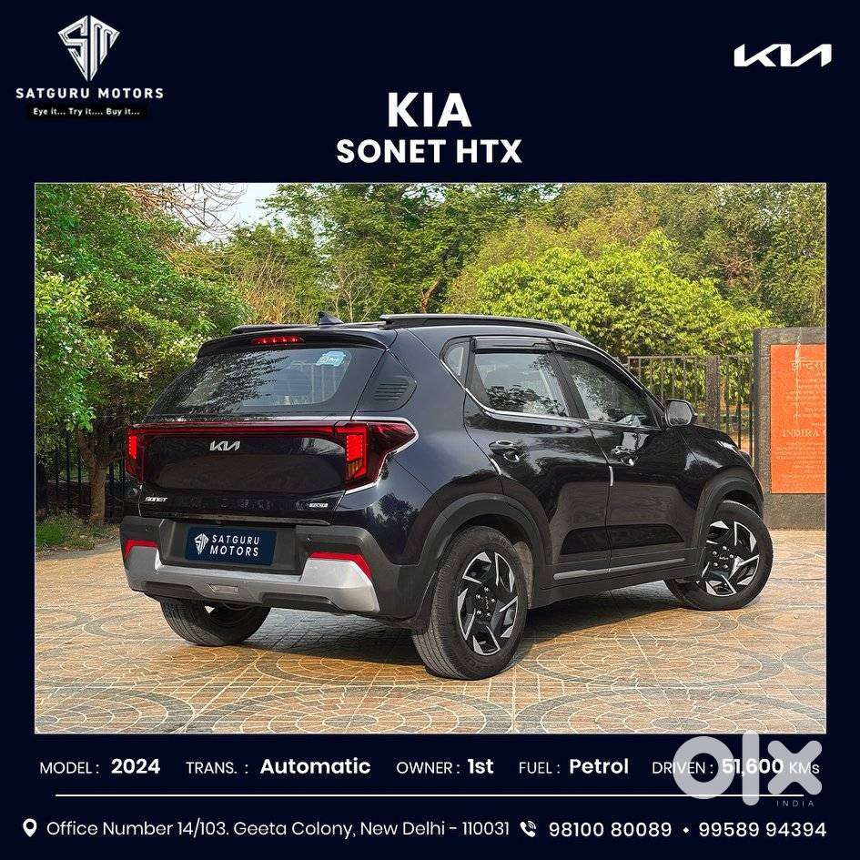 Kia Sonet 1.0 Htx Dct Anniversary Edition, 2024, Petrol