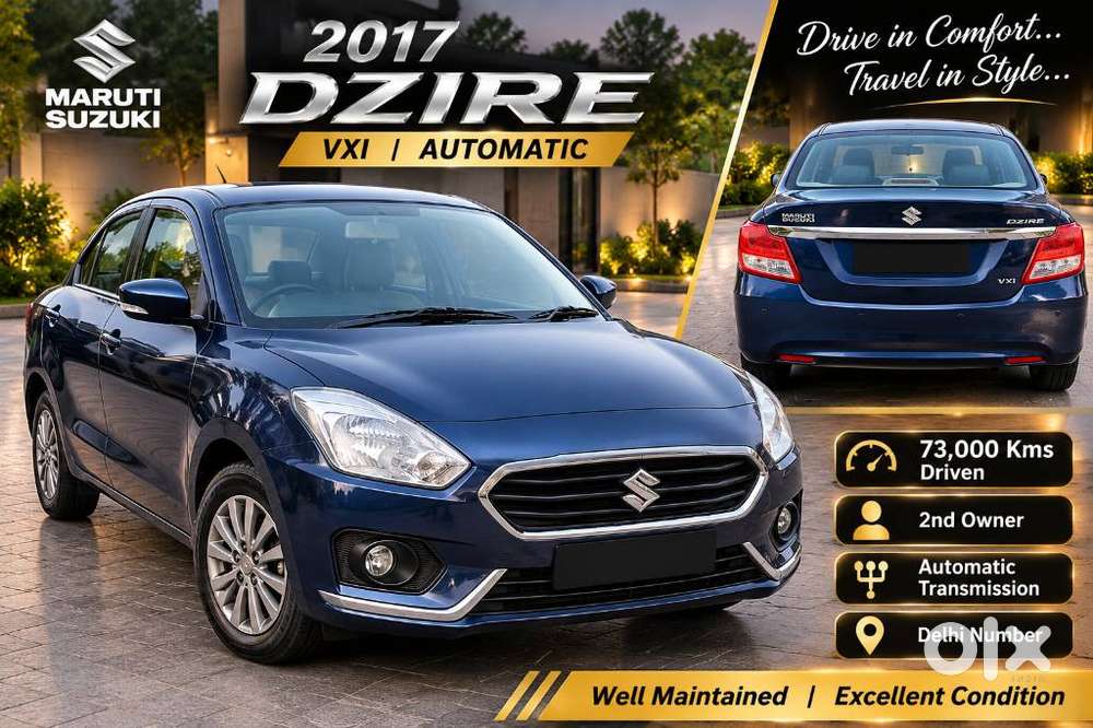 Maruti Suzuki Swift Dzire Vxi At Optional, 2017, Petrol