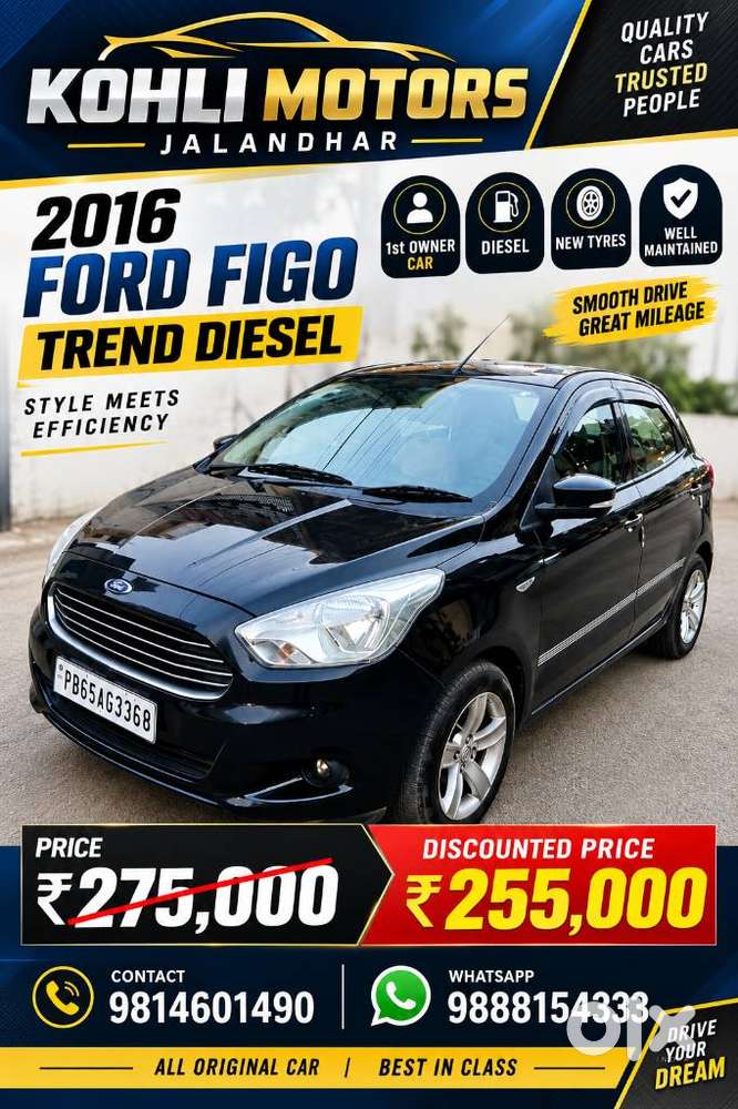 Ford Figo 1.5d Trend Mt, 2016, Diesel