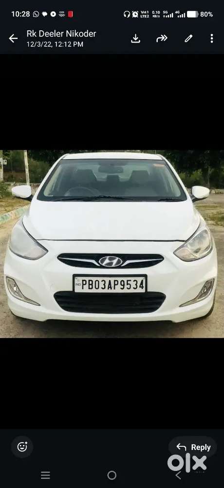 Hyundai Fluidic Verna 2017 Diesel 100000 Km Driven