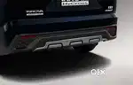 Innova hycross front and rear skid plate black silver