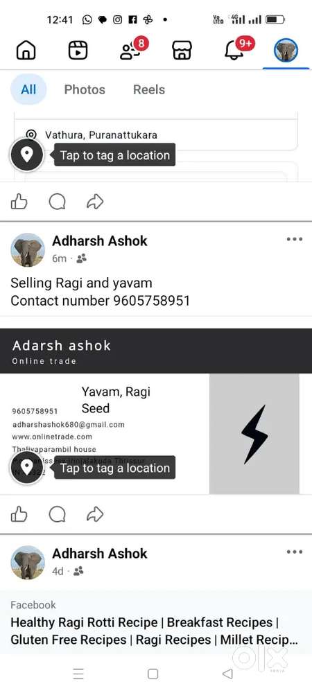 Selling Ragi Flour And Yavam