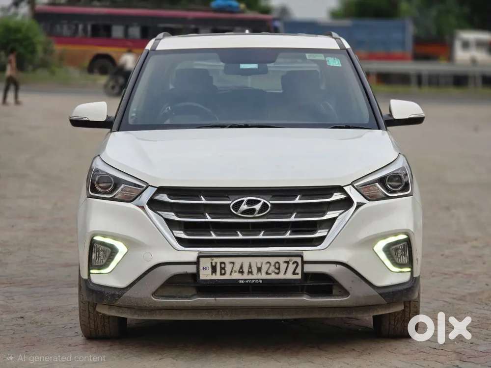 Hyndai Creta 2019 Top Model Sunroof Tax Updte Upto 2029