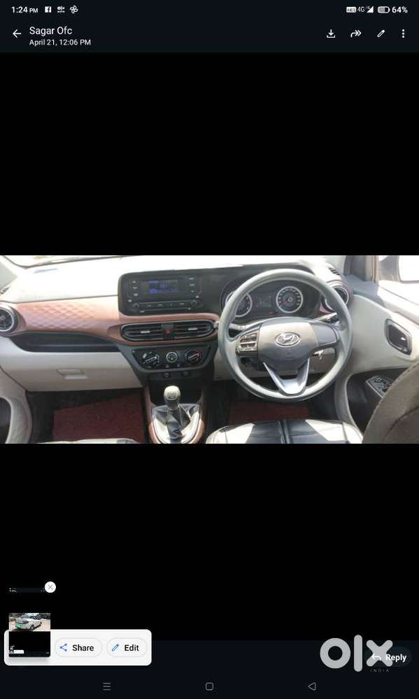 Hyundai Aura 1.2 S Petrol Amt, 2022, Cng & Hybrids