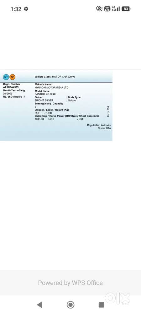 Hyundai Santro Xing 2006