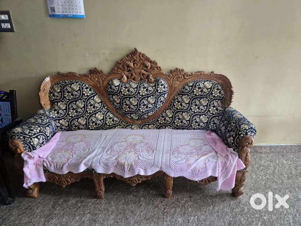 Wooden sofa